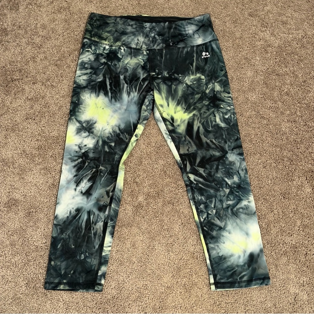 RBX Tie Dye Athletic Capri Leggings